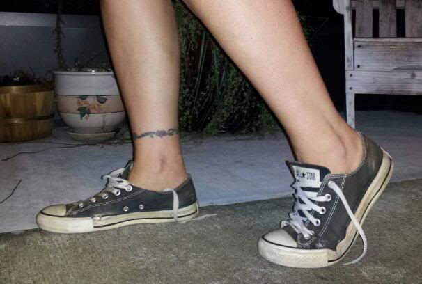 well worn trashed shoes