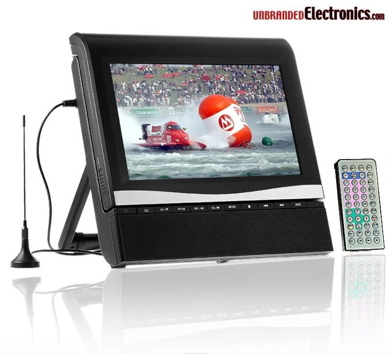 9.2" LCD Display Portable DVD Player With Digital TV DVBT / MP3 / MP4 / USB Port / OSD / Anti