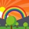 Rainbow icon Pictures, Images and Photos