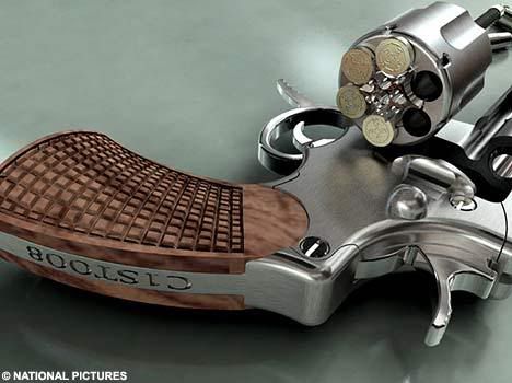  revolver and rim fire in thethe minigun wider than Minigun+bullets