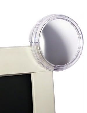 Espelho retrovisor para computador