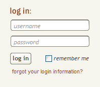 67 formulários de login