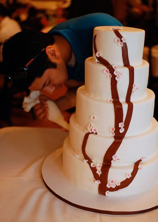 Tan Wedding Cake was created September202008