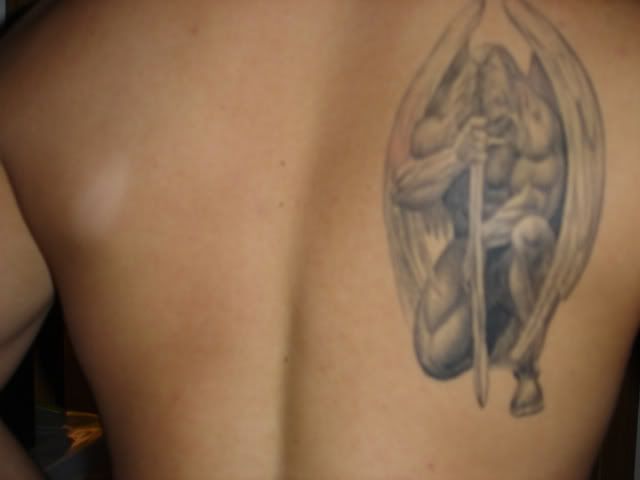 st michael tattoos. is that St. Michael was my