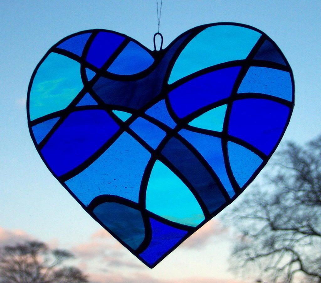 Stained Glass Love Heart Pictures, Images and Photos