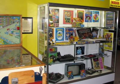 Memorabilia case at Funspot