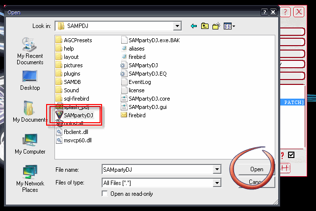 5.เมื่อเสร็จแล้วจะขึ้น *PATCHING DONE* SAM Broadcaster