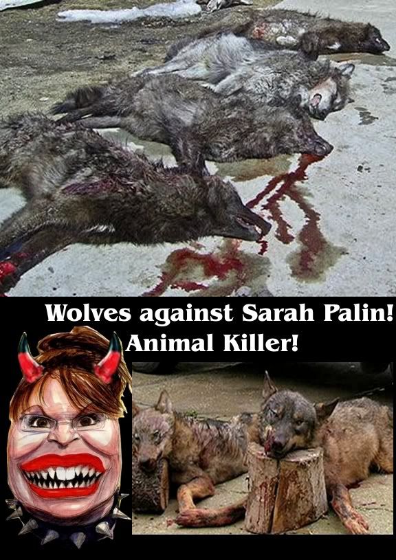 sarah palin wolves