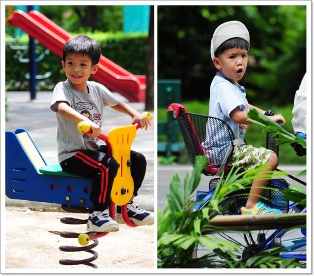 สวนรถไฟ วันอาทิตย์ที่ 31 พฤษภาคม 2552 ติดตามอาการป่วยของลูกครับ