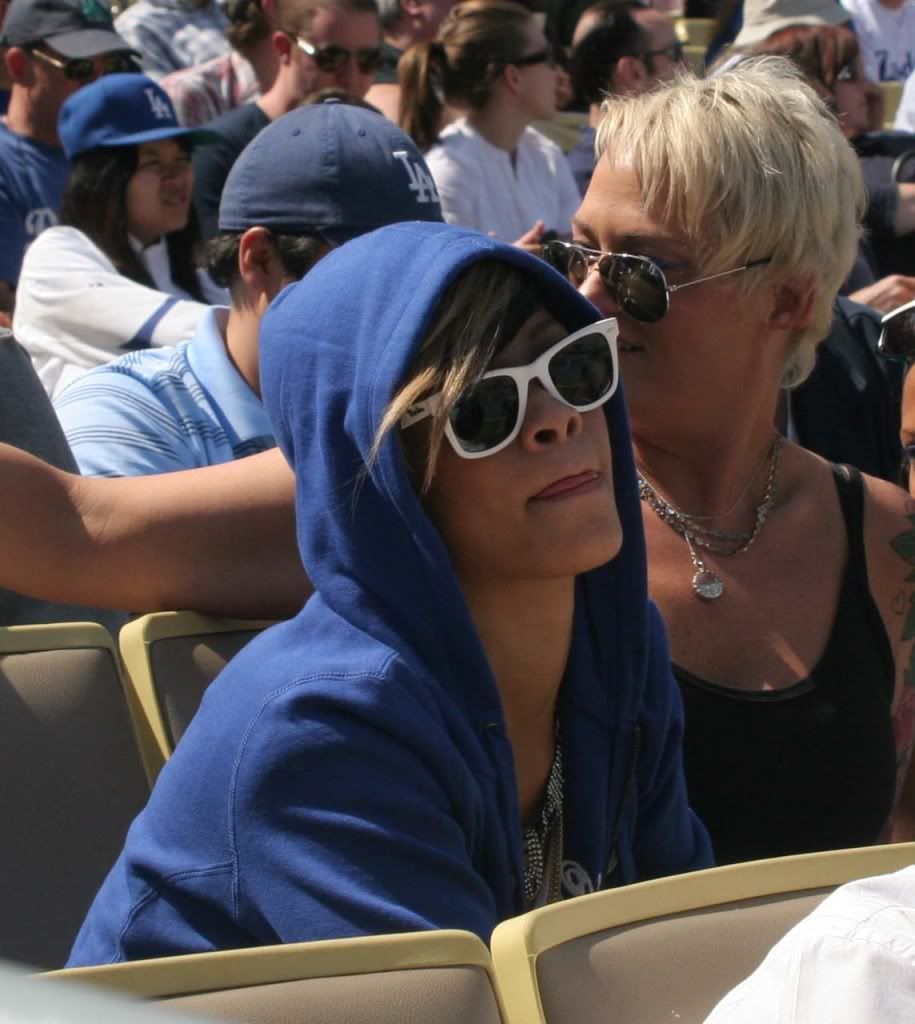 BG’s Fan Fiction: Rihanna Goes to a Dodger Game