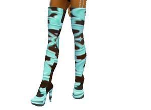 TEAL THIGH BOOTS1
