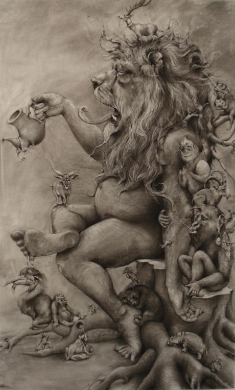 Adonna Khare artwork and Drawings Animal life 