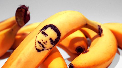 Obama Tattooed On Bananas