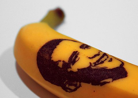 Obama Tattooed On Bananas