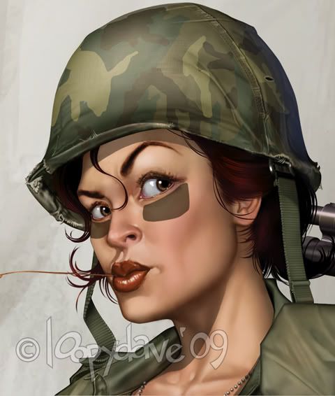 Army Face Painting