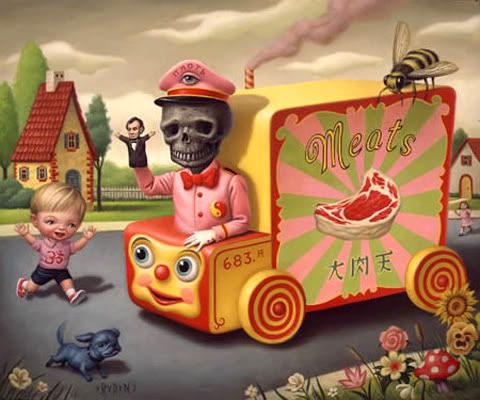It's hard not to be won over by Mark Ryden He paints about God 
