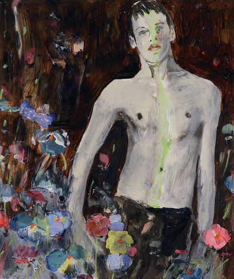 photo LE-RAGIONI-DELLA-PITTURA-ESITI-E-PROSPETTIVE-DI-UN-MEDIUM-Hernan-Bas-A-green-line-2005-foto-Gino-Di-Paolo_zps5ca0eea4.jpg