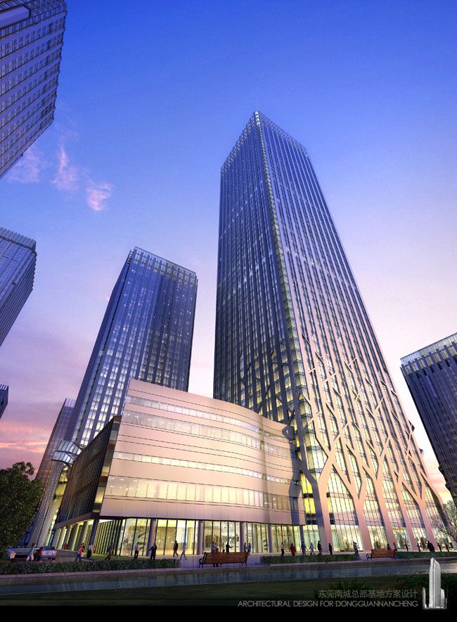 DONGGUAN Nancheng Headquarters 250100m x 10 Com SkyscraperCity