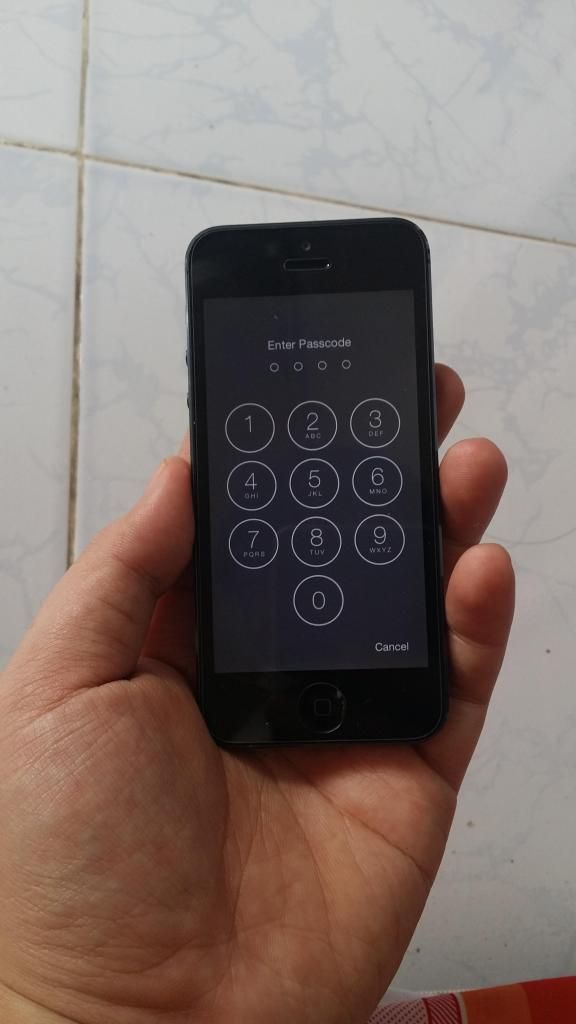 ip5 16gb đen dính passcode đẹp 98%