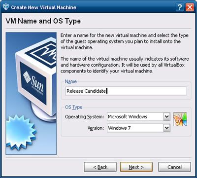 Sun Virtual Box 2 Windows 7
