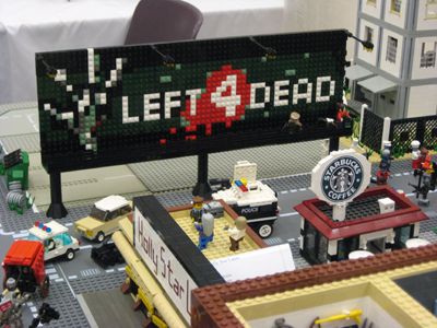 Left 4 Dead Lego billboard