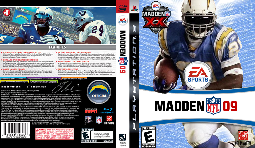 madden 09 cover (c) sdchargers619 madden nfl arcade