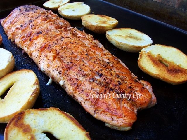 Cowgirl S Country Life Salmon On The Griddle