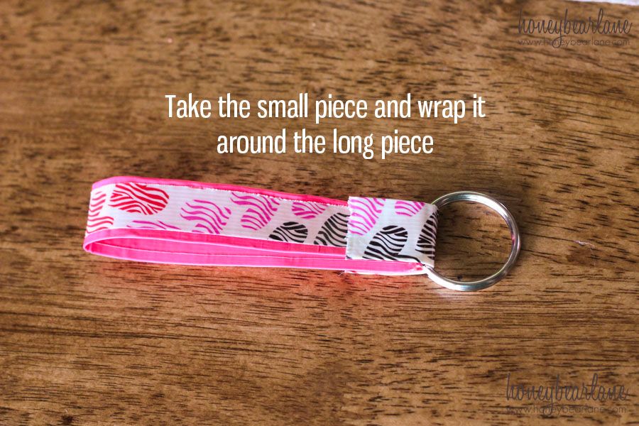  duck tape keychain diy