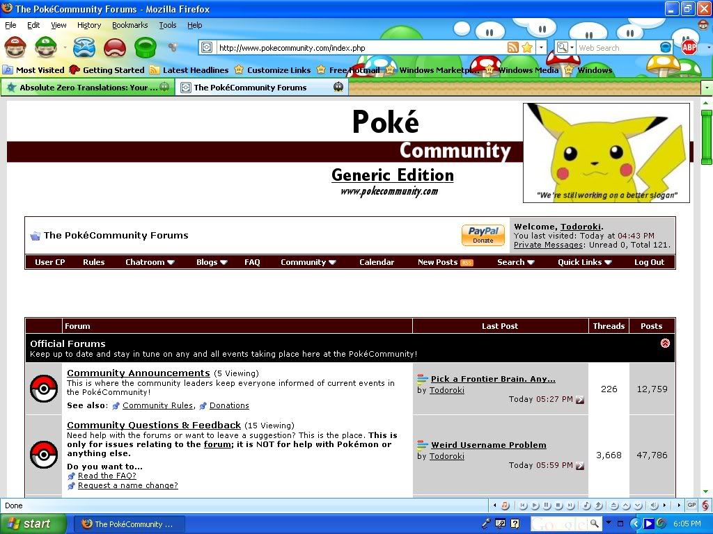 [PokeCommunity.com] The Daily-Chit Chat of 09'