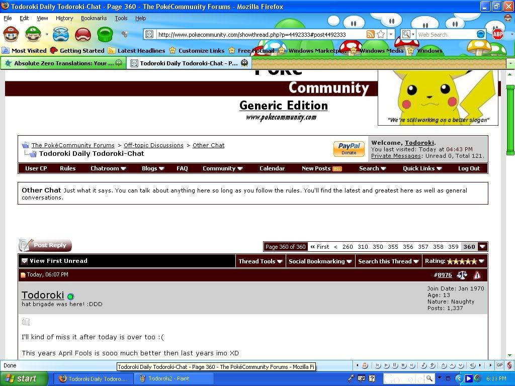 [PokeCommunity.com] The Daily-Chit Chat of 09'
