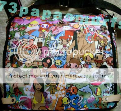 NWT Tokidoki SPIAGGIA CAMPEGGIO Bag~FUN BEACH KIDS SNORKEL BRUTTINO 